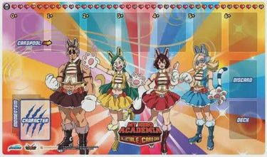 universus card game My Hero Academia Collectible Card Game Wave 3 Wild Wild Pussycats Play Mat